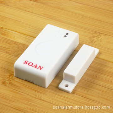 Wireless Window\ Door Sensor 433\315 MHz Can Work with Alarm Siren System, Welcome Doorbell, Anti-Theft Alarm Siren